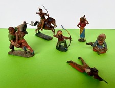 alte Elastolin-Figuren Cowboys