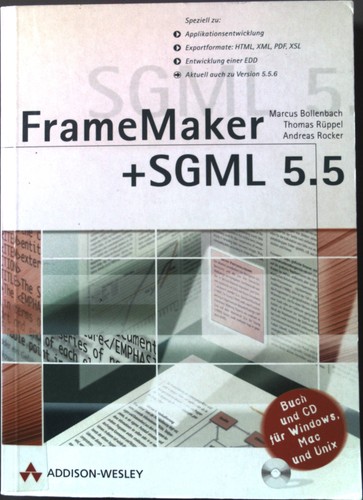 Framemaker sgml 5 - framemaker+sgml, 5.5