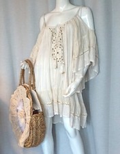 Hippie Tunika Cutout Kleid