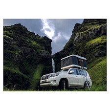 Hartschalen Autodachzelt "L" 210x160x150cm für Camping PKW Busse Vans SUV