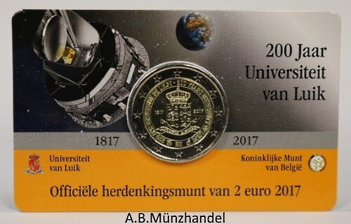 Belgien 2017 coincard euro - 2017,