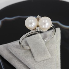 Wert 550 € Diamant Perl Ring