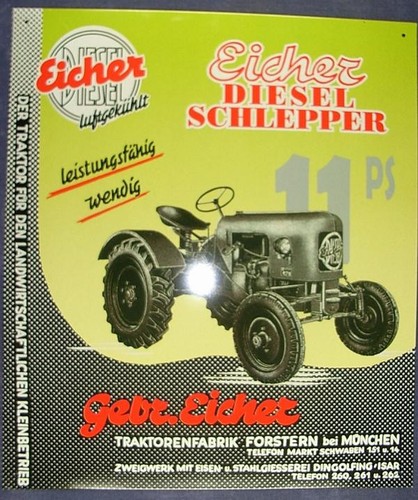 Altes reklame blechschild - altes,