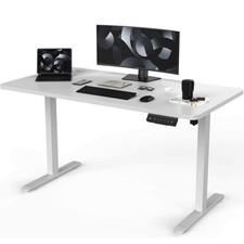Höhenverstellbarer Stehpult Elektrisch Schreibtisch Ganze Tischplatte 120x60cm
