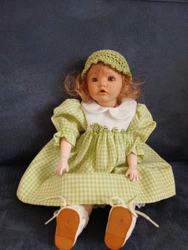 Porzellanpuppe 33cm - porzellanpuppe,