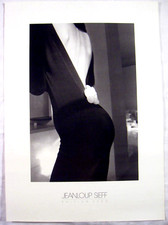 Jeanloup Sieff  Le Black Dress Chanel - Erotik Poster Plakat Kunst Fotografie