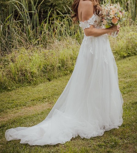 Brautkleid boho 38 - gr,