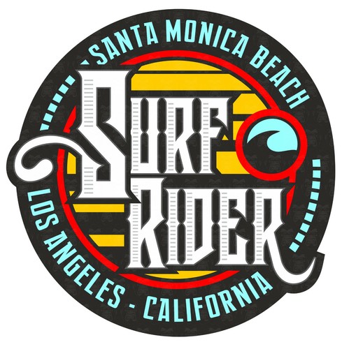 Surfer aufkleber beach sticker - surfer,