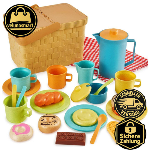 Picknickkorb kinder teeservice - picknickkorb,