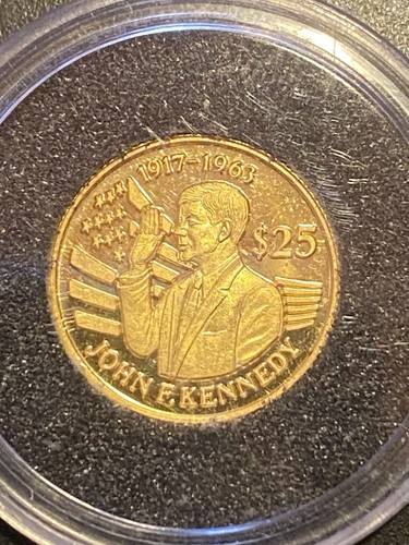 Goldmünze john kenndy - f.kenndy, 0,25