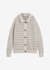 Neu Ajour-Strickjacke Gr