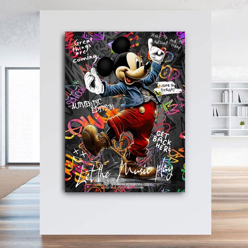 Leinwandbild micky maus - leinwandbild,