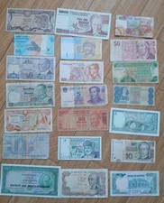 Papiergeld Welt -scheine -