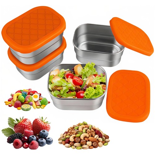 Snackbox edelstahl stück - edelstahl,