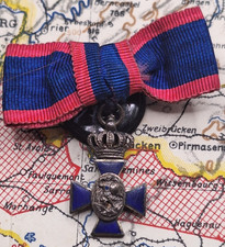 Bayern, Verdienstorden vom Hl. Michael 4. Klasse mit Krone Miniatur Knopfloch