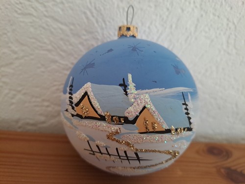 Christbaumkugel bemalt - christbaumkugel,