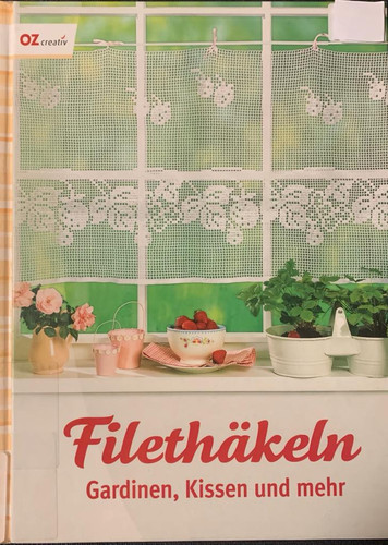 Filethäkeln gardinen kissen - gardinen,,