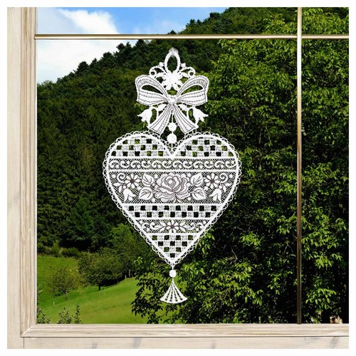 Fensterbild herz annemarie - herz,