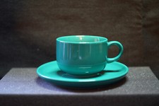 Friesland Happymix Eisblau  Kaffeetasse mit Untertasse