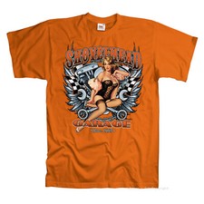 Biker T-Shirt Pinup Girl
