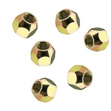 Offene Radmuttern Kegelbund M12x1,5 16mm SW21 Gold Verzinkt für Honda Mazda Ford