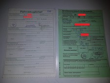 Fahrzeugbrief Kfz Brief 1977
