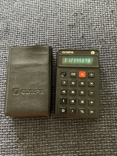 Retro olympia taschenrechner - retro,