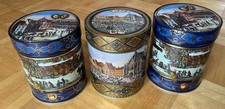 3 Stück Nürnberger Lebkuchen Deckeldose Blechdose Rund von E. Otto Schmidt