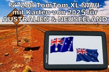 5 Zoll TomTom Navi mit Australien & Neuseeland Karten 2025 TOP Navigationsgerät