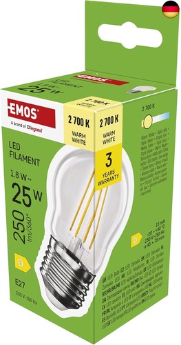 Emos led lampe edison - led,