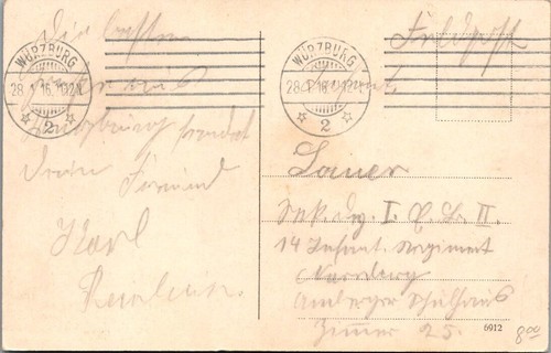 Germany feldpost 1916 - feldpost,