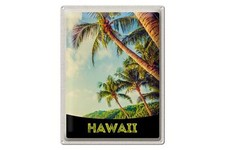 Blechschild Reise 30x40 cm