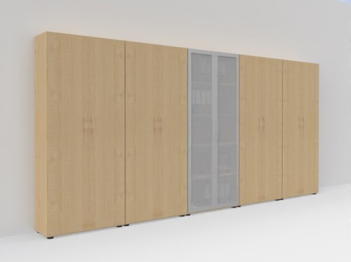 Büro schrankwand basis - schrankwand,