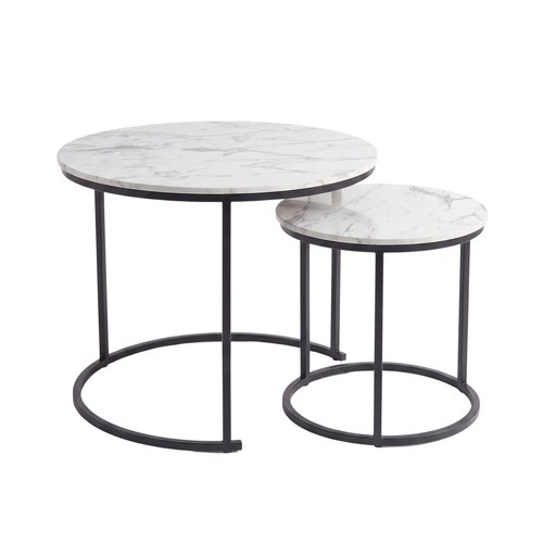 Couchtisch 2er set - couchtisch, rund