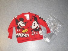 H&M Disney Mickey Maus Strickjacke Gr. 110/116 NEU mit Etikett