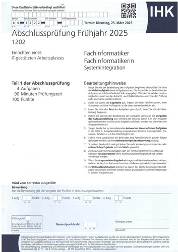 Ihk prüfung berufe - prüfung, it-berufe