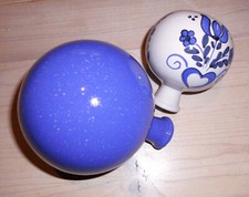 Gartenkugel Rosenkugel Gartenkeramik Deko Keramik  2 Stück  9cm/12cm