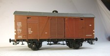 Pola Maxi gedeckter Güterwagen   # Spur 0 # eine Türe als 3D-Druck-Teil !!