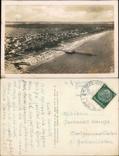 Ansichtskarte ahlbeck - ansichtskarte,