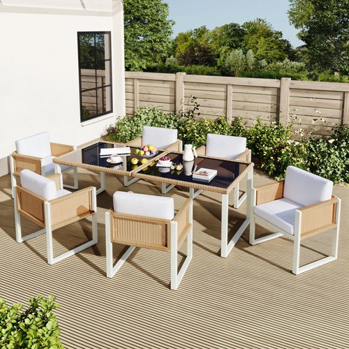 Polyrattan esstisch und - polyrattan,