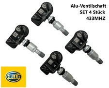 4x HELLA Radsensor Reifendrucksensor Vorne und Hinten für Subaru Aluminiumventil