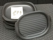 Tupperware Tupper Mikrowellenbehälter Backofen Ultra Pro 2 l 3,5 l Platte Set