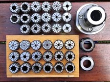 ER32 Spannzangenaufnahme/ -Futter + 35x Spannzange D2-20mm