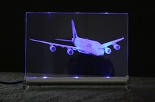 Airbus A380 als Gravur auf LED