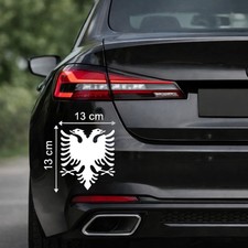 Albanien Adler Aufkleber 13x13