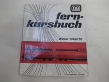 A Amtliches Fern- Kursbuch Fernkursbuch 1969 69 70 DB Deutsche Bundesbahn Winter