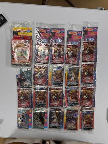 Lot sealed bags - yu-gi-oh!,