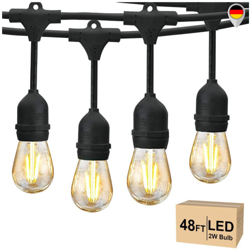 Led lichterkette s14 15m 1 - led,