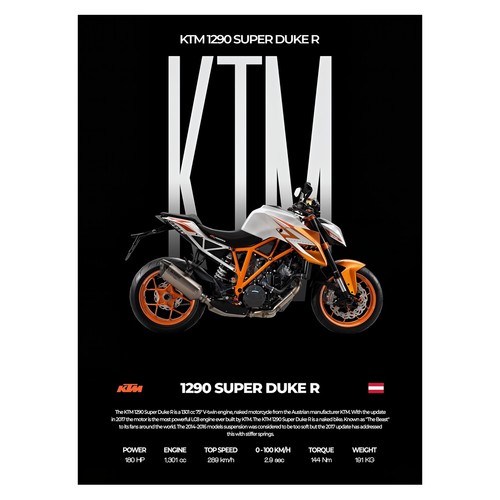 Ktm 1290 super - duke, motorrad