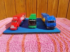 3 Modellautos 1 Werderbus+1 Coca Cola Truck sowie 1 Hofbräu Truck